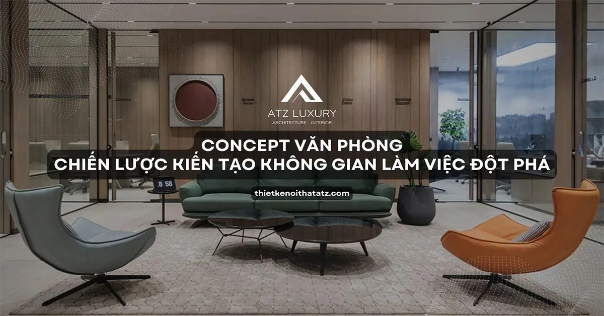 Concept văn phòng: Chiến lược kiến tạo không gian làm việc đột phá 2026