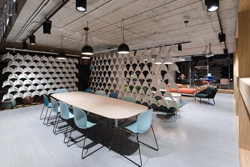 tổng hợp ý tưởng thiết kế showroom văn phòng