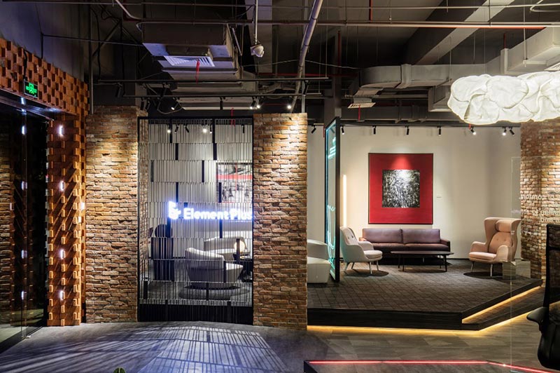 mẫu thiết kế showroom văn phòng đẹp