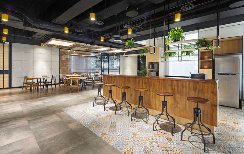 quầy pantry văn phòng