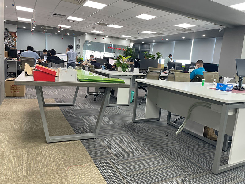 office interior construction process