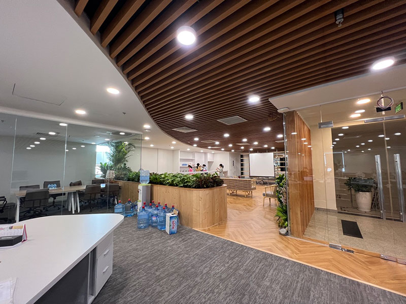 professional office interior construction process