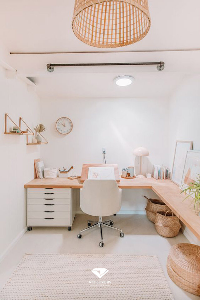 mẫu văn phòng làm việc tại nhà đẹp
