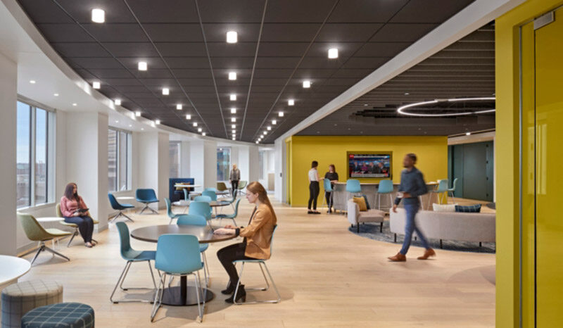 Mẫu thiết kế văn phòng Công ty Bảo hiểm Hartford.