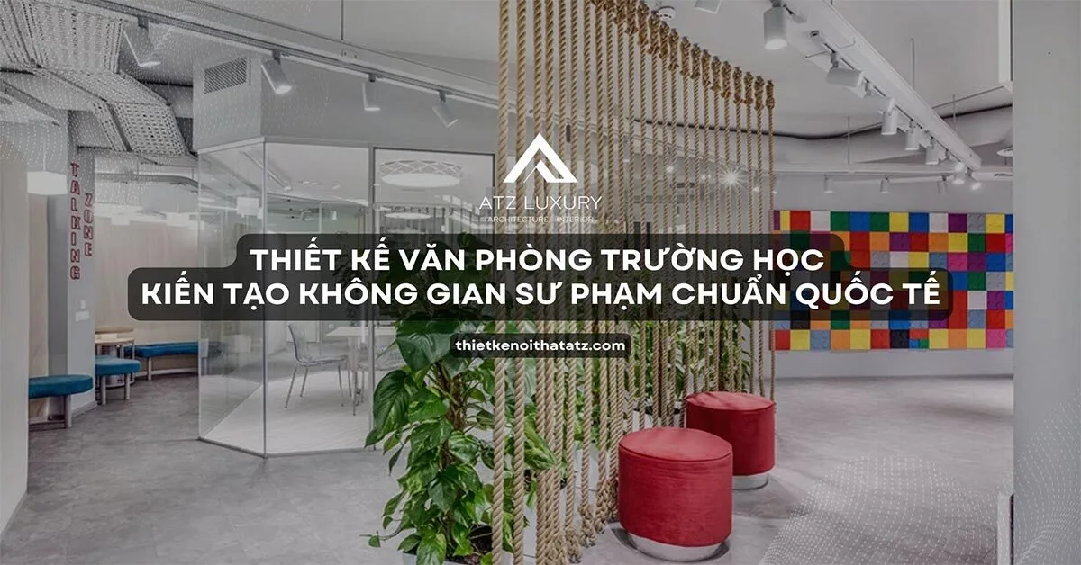 Tư vấn thiết kế văn phòng trường học kiến tạo không gian sư phạm chuẩn quốc tế